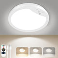 9" Rechargeable Motion Sensor Ceiling Light with Remote, Battery Operated